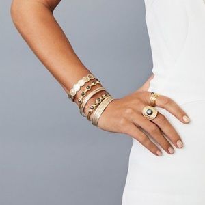 Anna Beck Gold Multi Circle Cuff